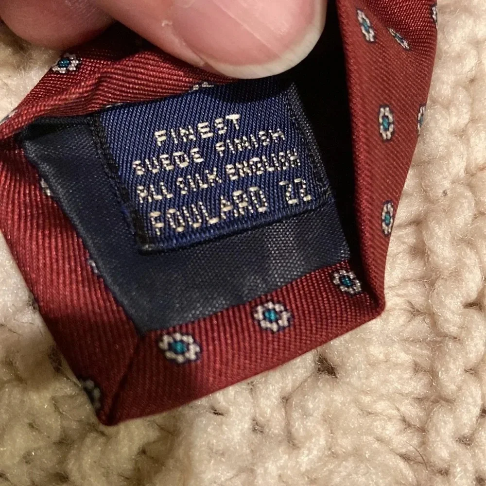 Vintage silk tie Jacob Roberts for Drew’s Manstore 100% silk